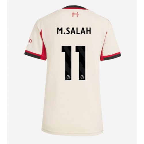 Stroje piłkarskie Liverpool Mohamed Salah #11 Koszulka Wyjazdowej dla damskie 2025-26 Krótki Rękaw
